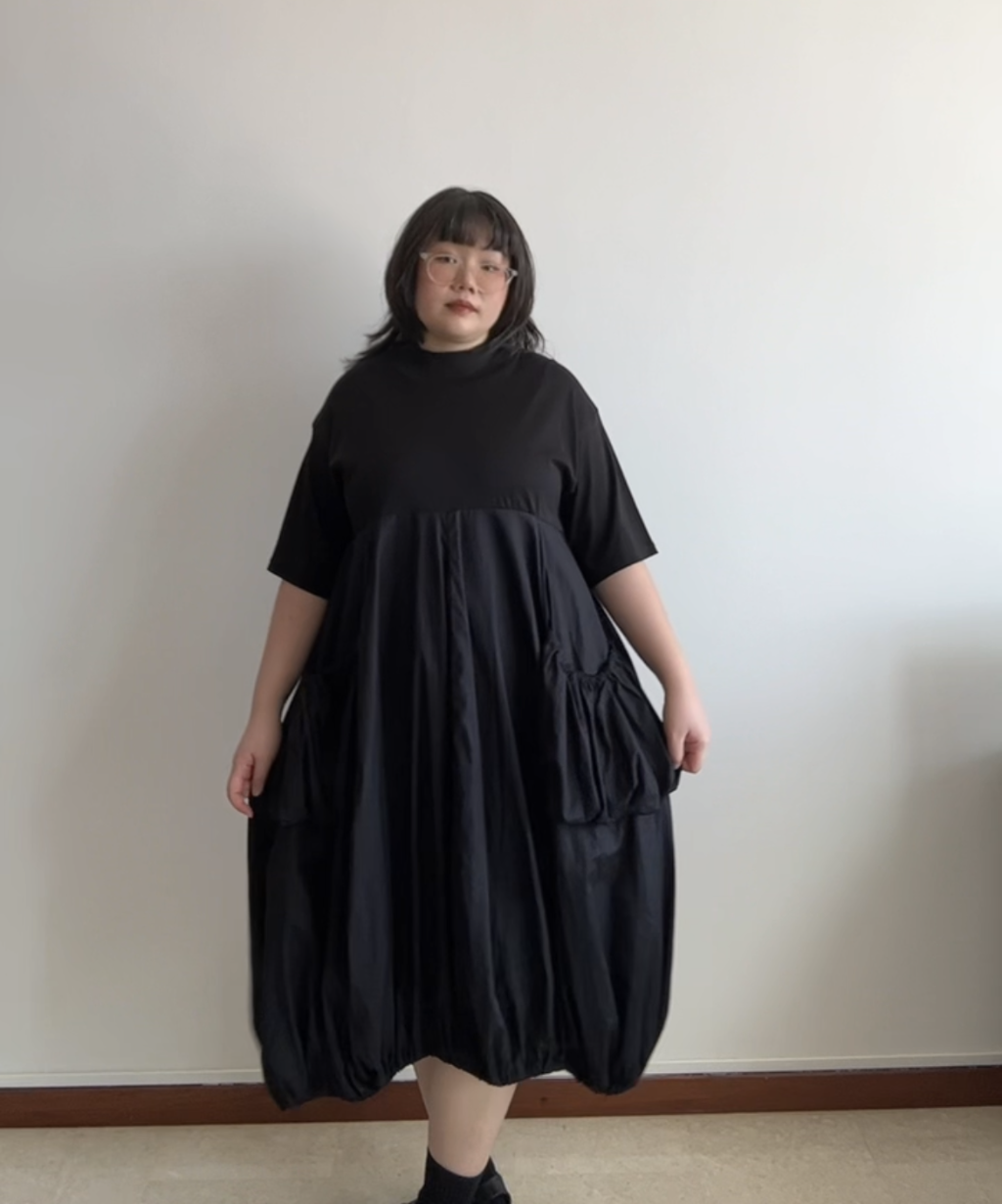 Gomme Balloon Midi Dress