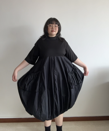 Gomme Balloon Midi Dress