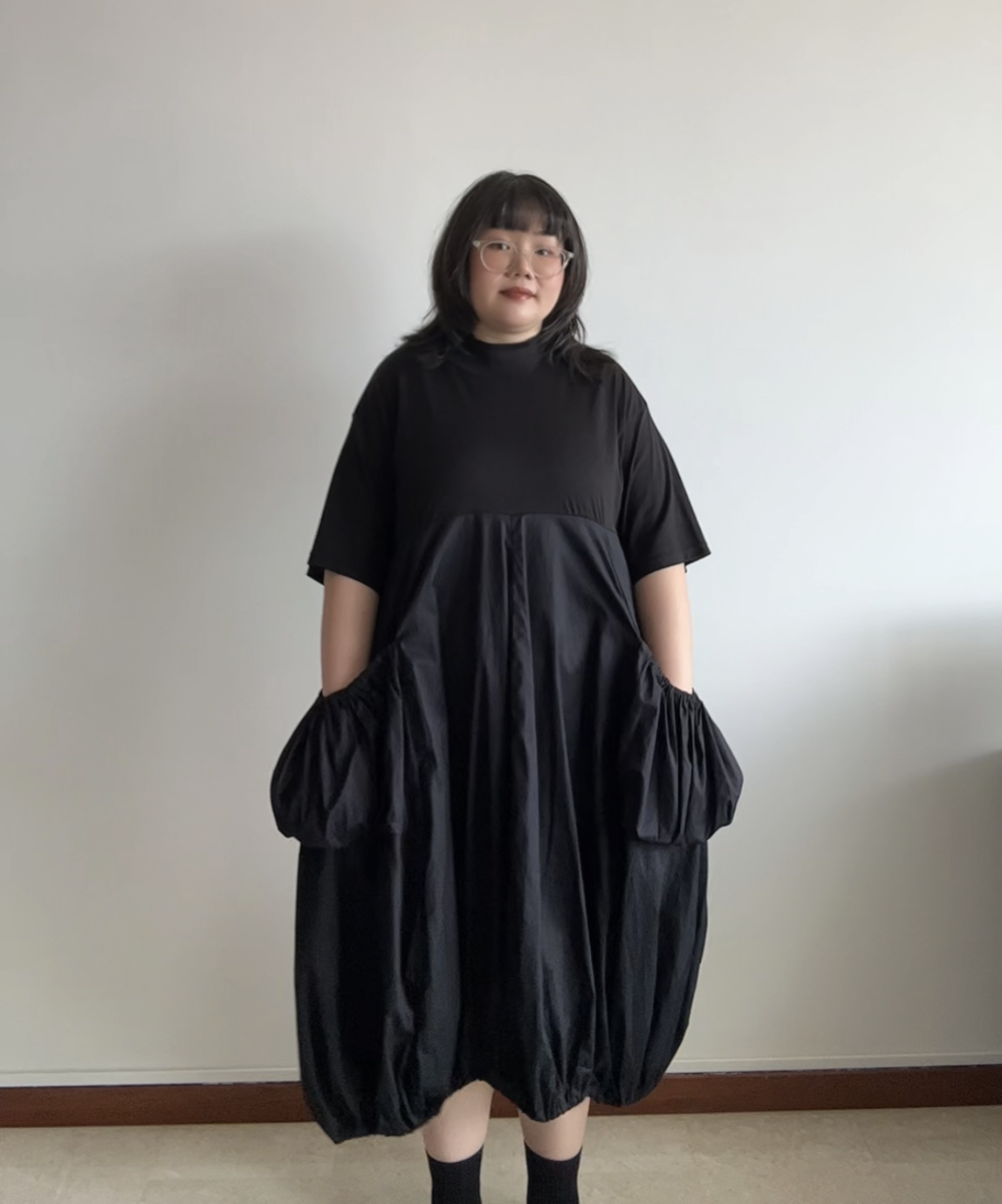 Gomme Balloon Midi Dress