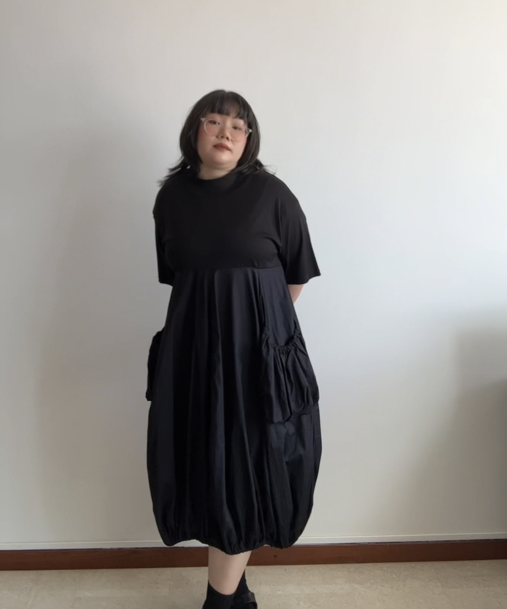 Gomme Balloon Midi Dress