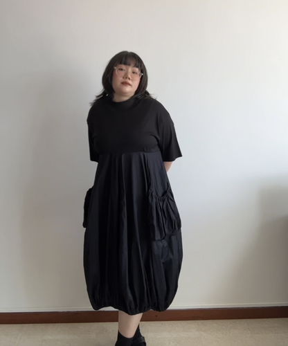 Gomme Balloon Midi Dress