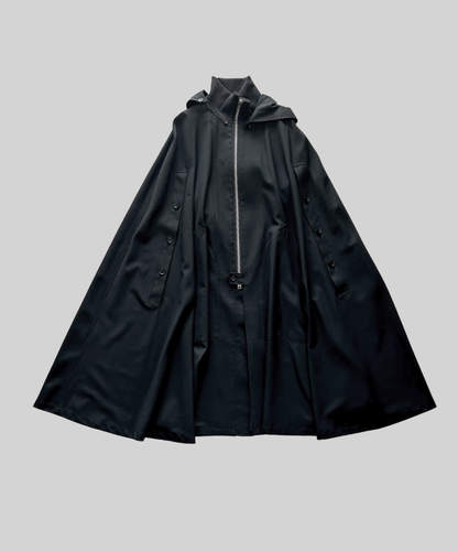 Ground Y light hooded poncho cape