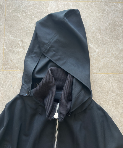 Ground Y light hooded poncho cape