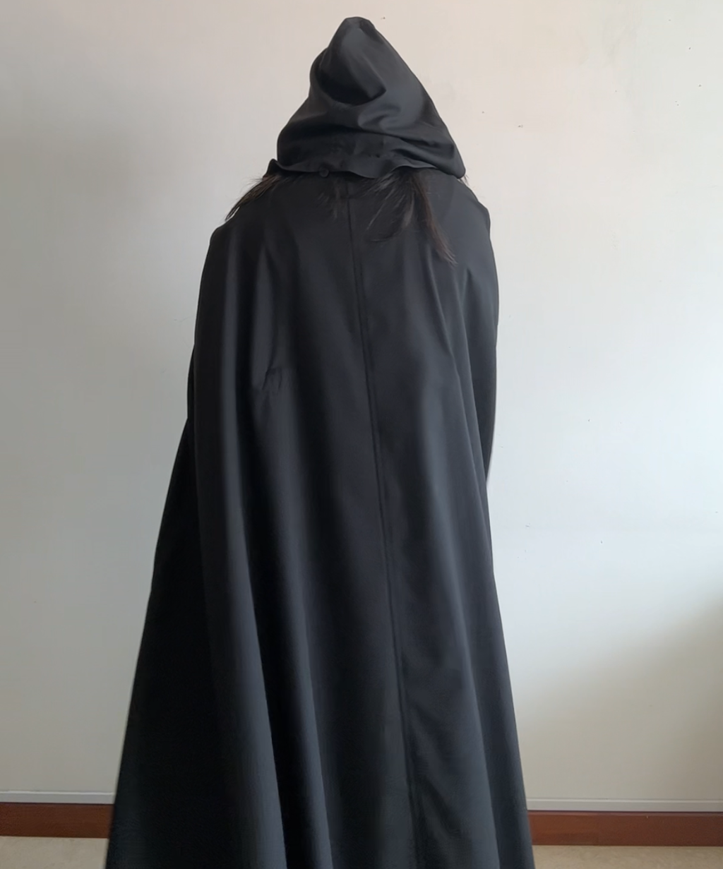 Ground Y light hooded poncho cape