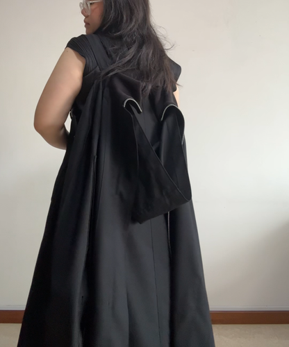 Ground Y light hooded poncho cape