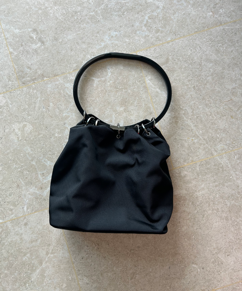 Gucci '99 (Tom Ford era) Curtain Canvas Bag (L)