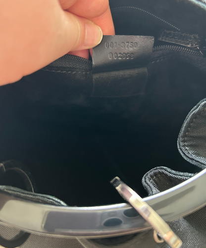 Gucci '99 (Tom Ford era) Curtain Canvas Bag (L)