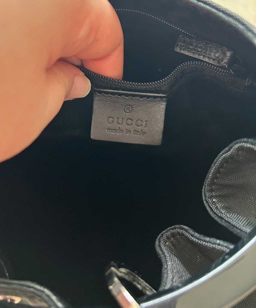 Gucci '99 (Tom Ford era) Curtain Canvas Bag (L)