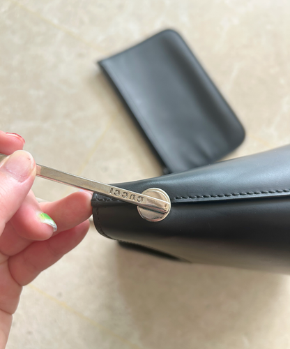 Gucci 90s (Tom Ford era) Metal Handle Shoulder Bag (s)