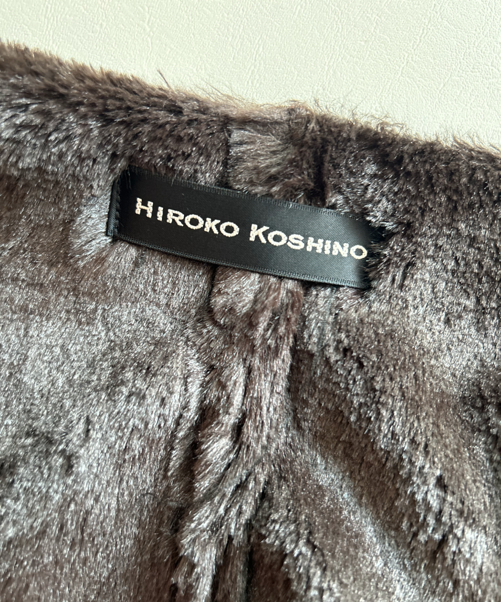 Hiroko Koshino Faux Fur Vest