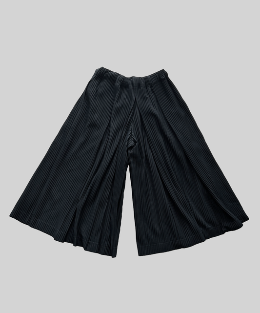 Issey Miyake Homme Plisse Wide Leg Pleated Pants