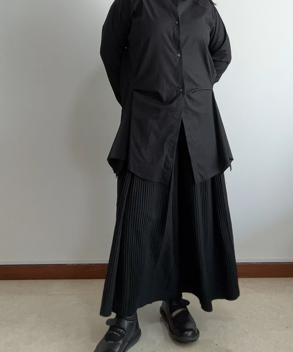 Issey Miyake Homme Plisse Wide Leg Pleated Pants