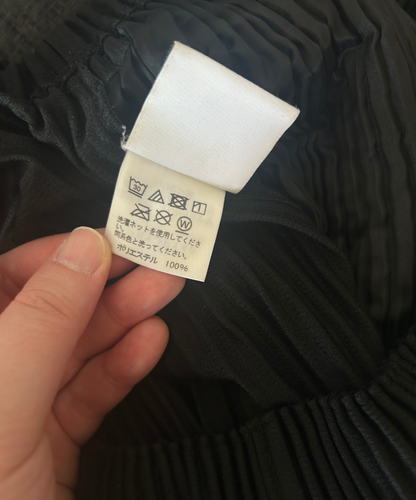 Issey Miyake Homme Plisse Wide Leg Pleated Pants