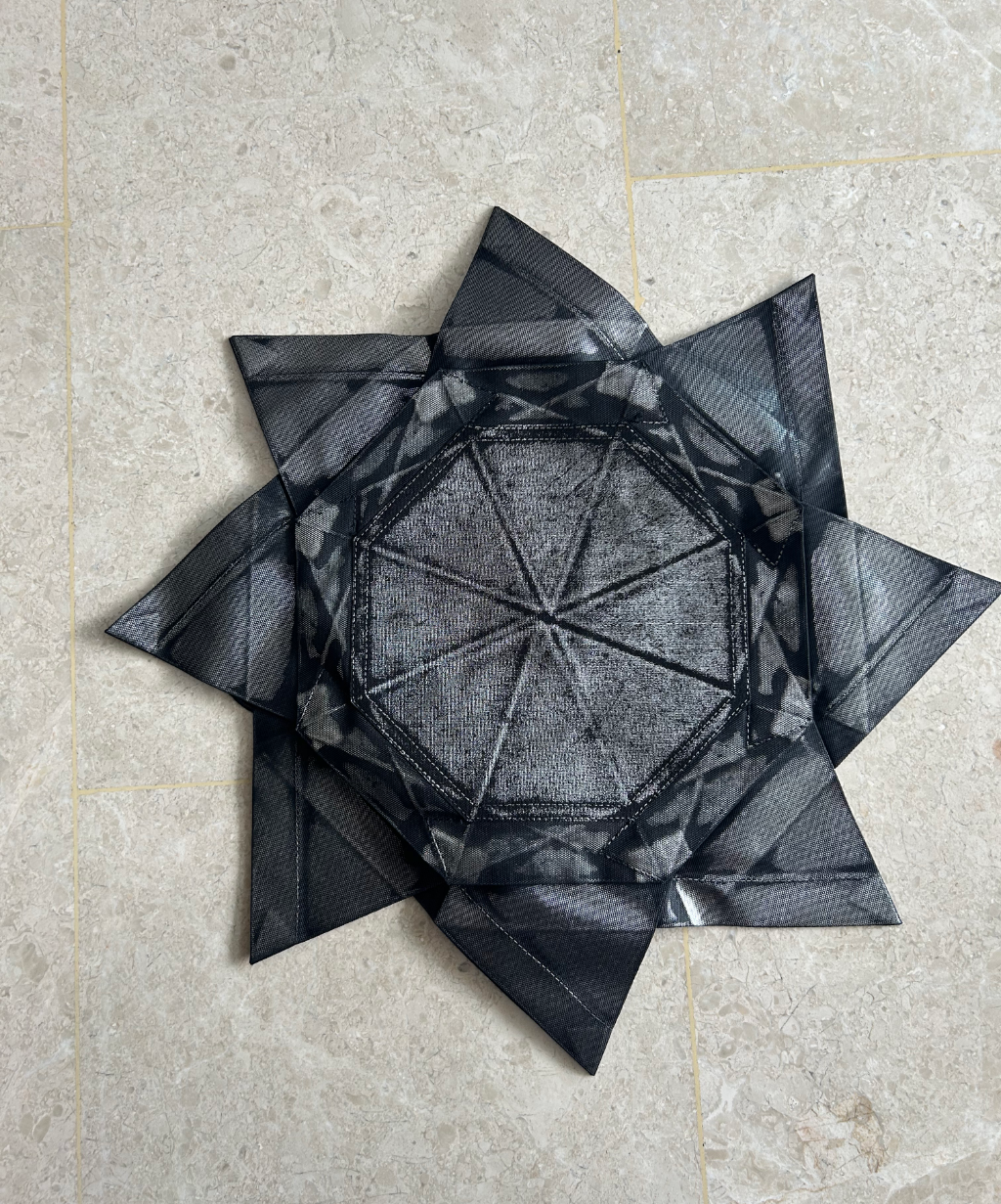 132.5 Issey Miyake Pleated Origami Bag