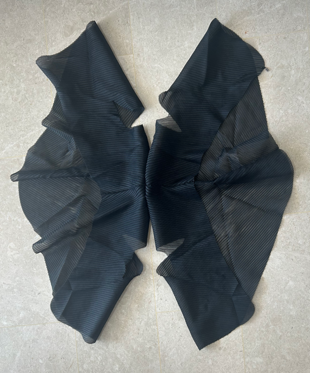 Issey Miyake Fete Butterfly Transform Pleated Vest