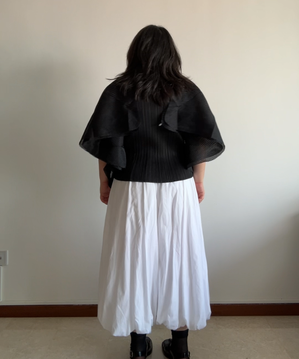 Issey Miyake Fete Butterfly Transform Pleated Vest
