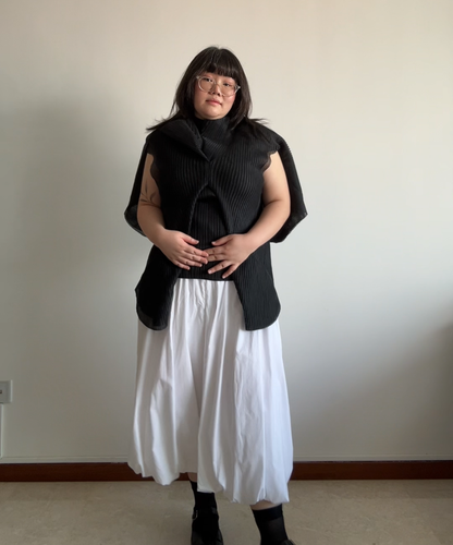 Issey Miyake Fete Butterfly Transform Pleated Vest