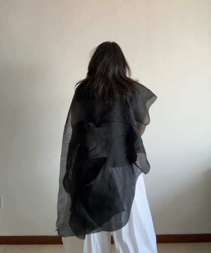Issey Miyake Fete Butterfly Transform Pleated Vest