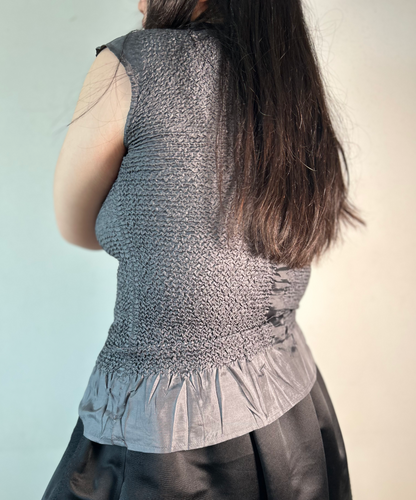 Yoshiki Hishinuma PEPLUM Shirring Top