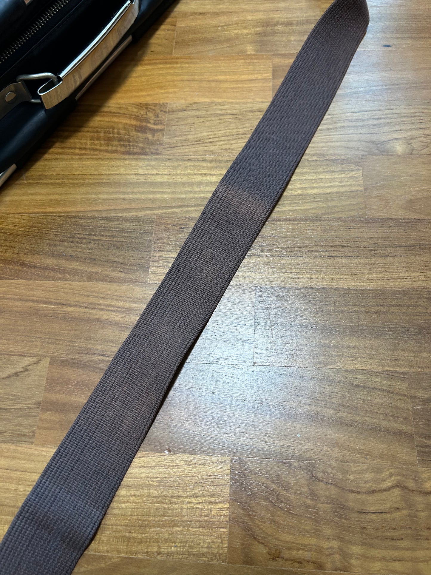 Vintage Jean Paul Gaultier pipe frame 2-way leather bag (L)