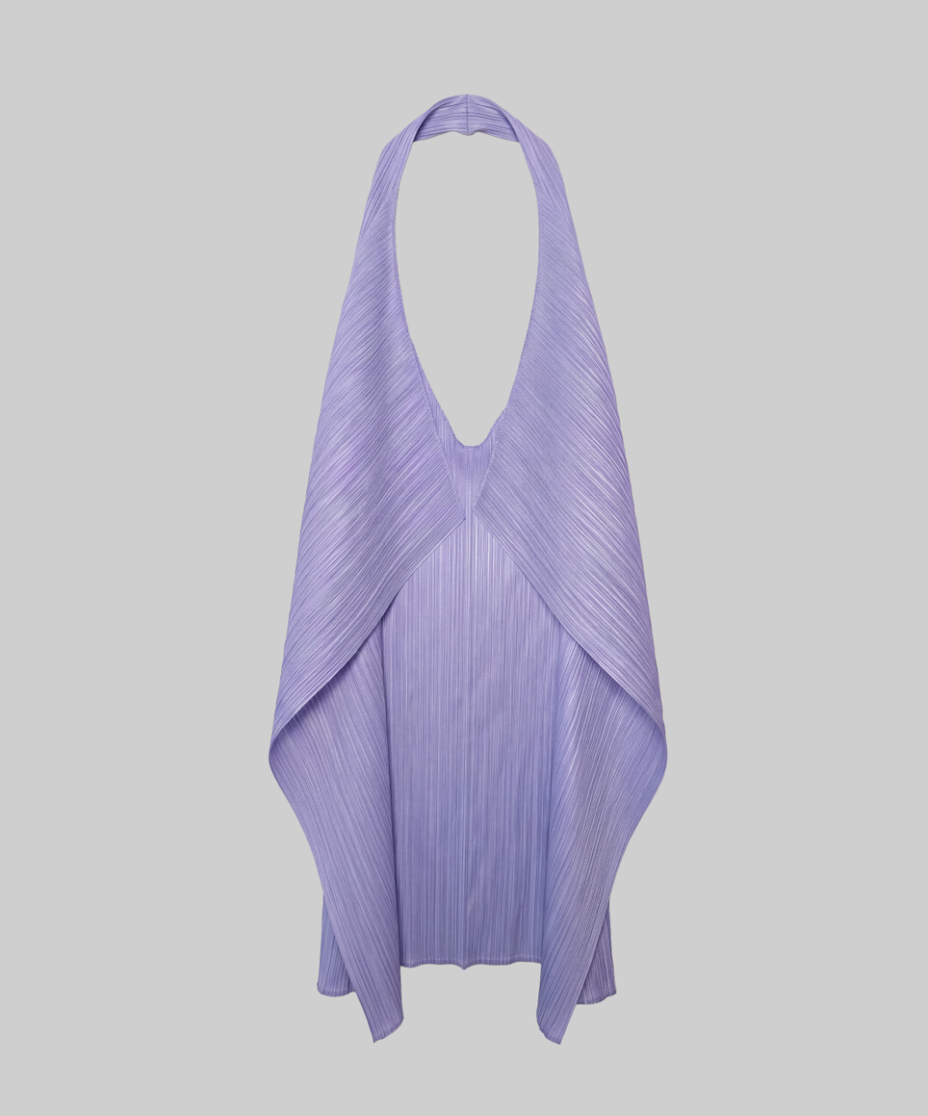 Pleats Please Lilac Multiway Drape Pleated Vest (BNWT)