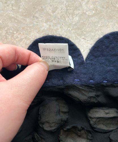 Issey Miyake Fete Midnight Dot Sheer Scarf