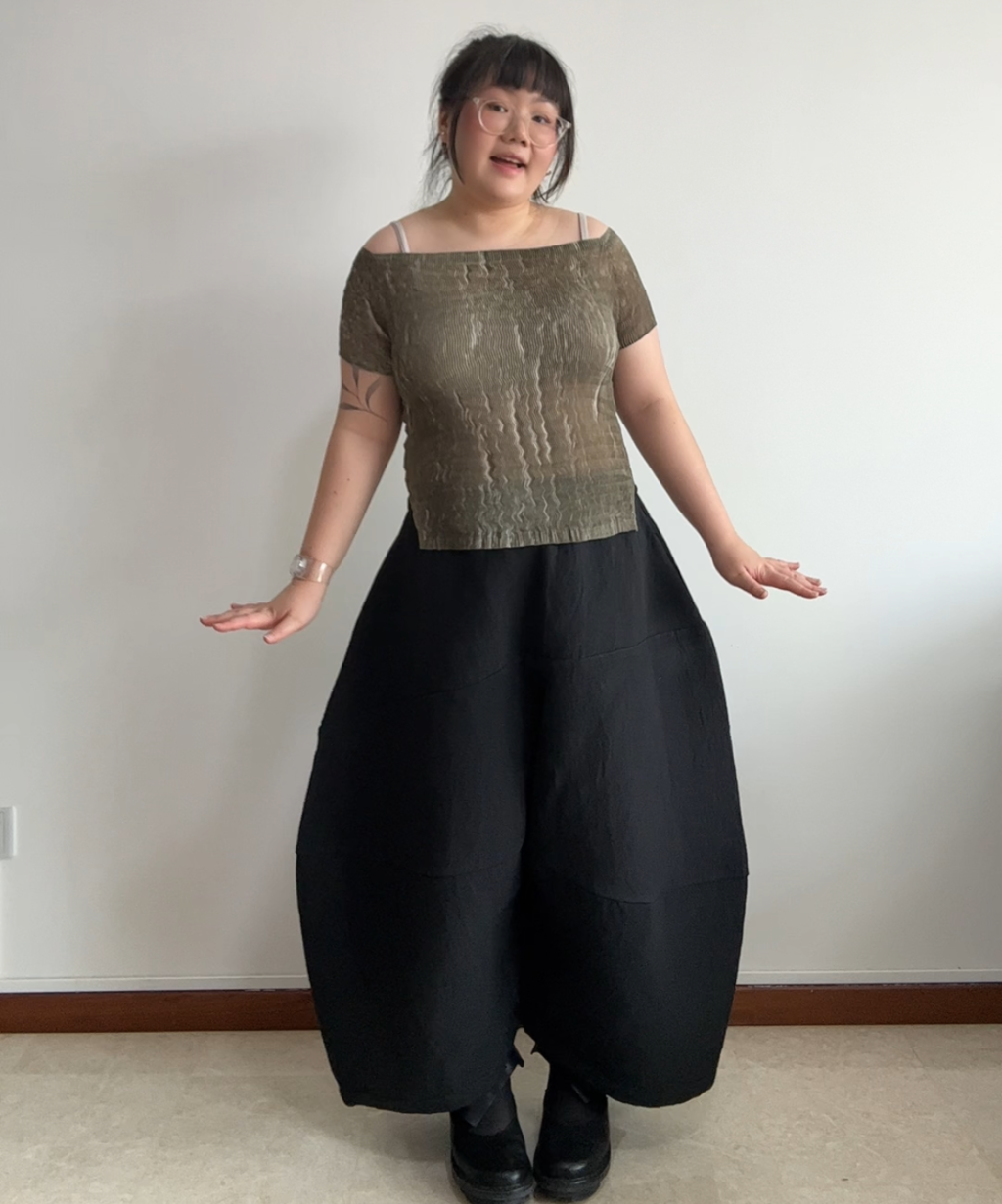 Alpha60 Wide Leg 2D Balloon Pants