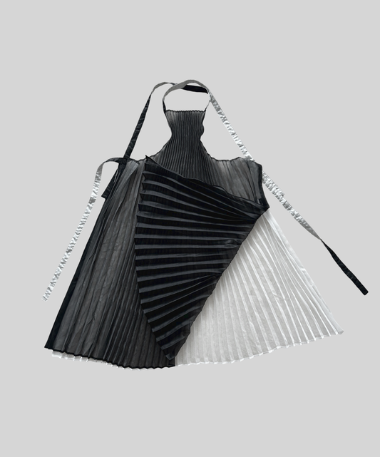 Issey Miyake IM Product 90s Reversible Pleated Apron Dress