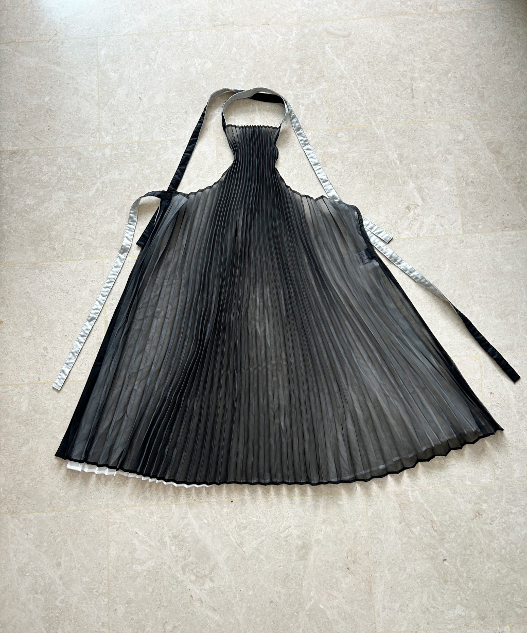 Issey Miyake IM Product 90s Reversible Pleated Apron Dress