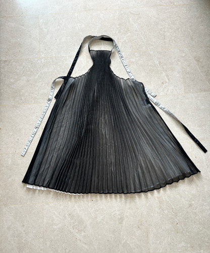 Issey Miyake IM Product 90s Reversible Pleated Apron Dress