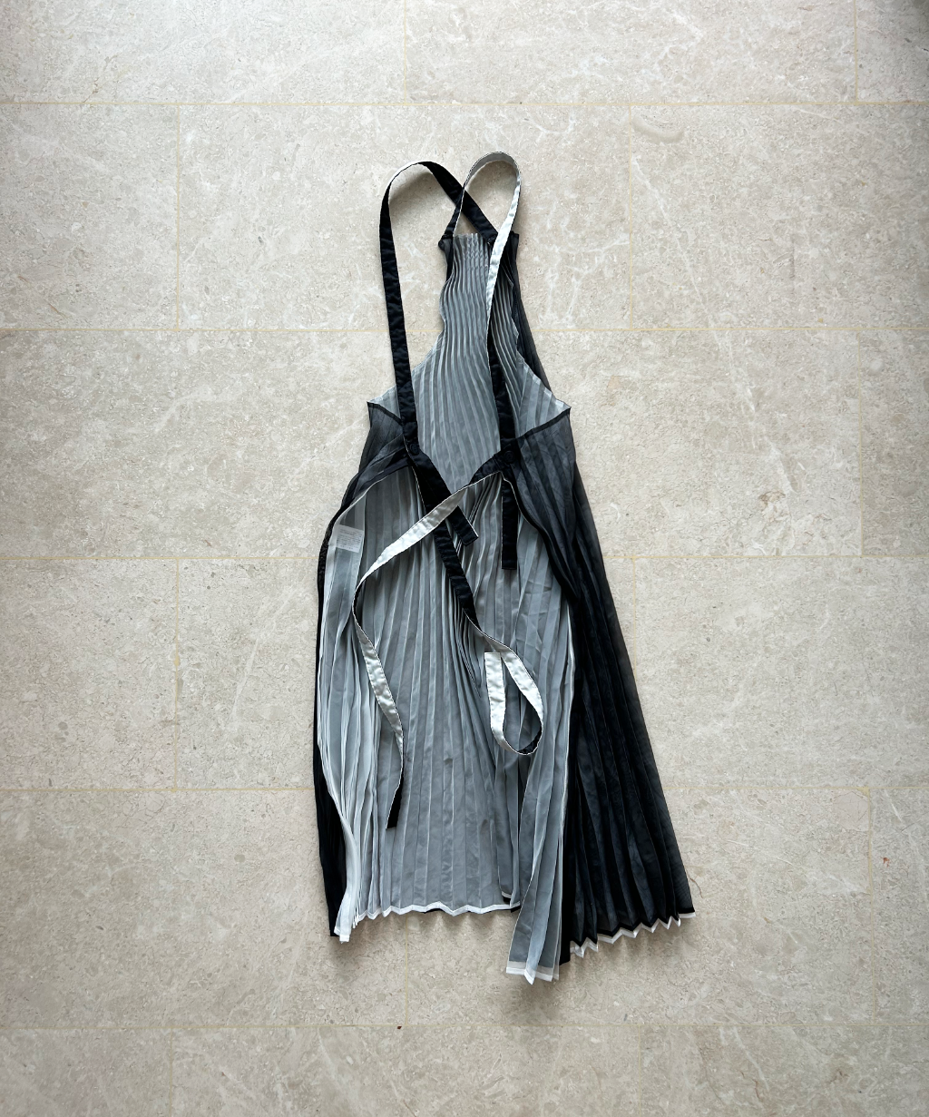Issey Miyake IM Product 90s Reversible Pleated Apron Dress