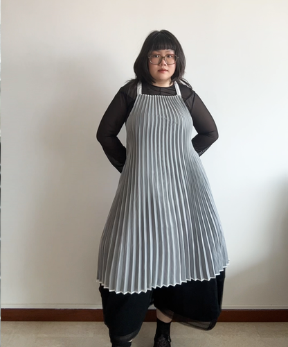 Issey Miyake IM Product 90s Reversible Pleated Apron Dress
