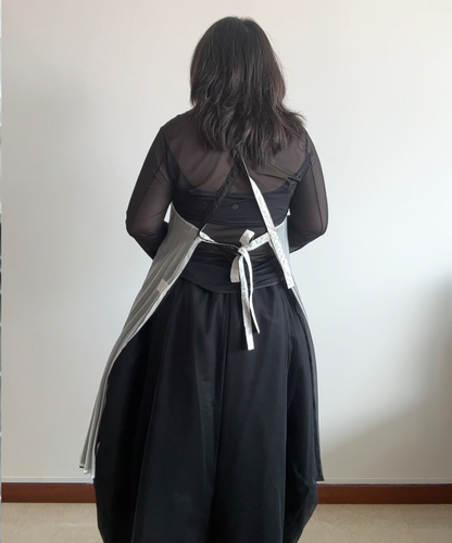 Issey Miyake IM Product 90s Reversible Pleated Apron Dress