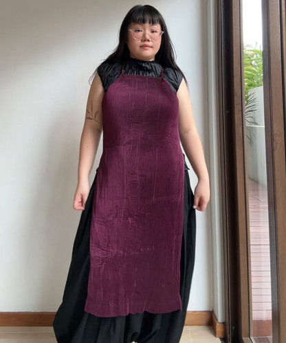 Issey Miyake IM Product Halter-tie Apron Dress