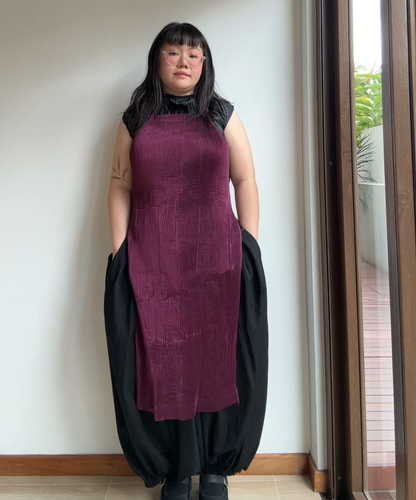 Issey Miyake IM Product Halter-tie Apron Dress