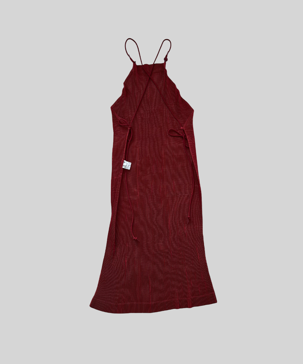 Issey Miyake IM Product Halter-tie Apron Dress