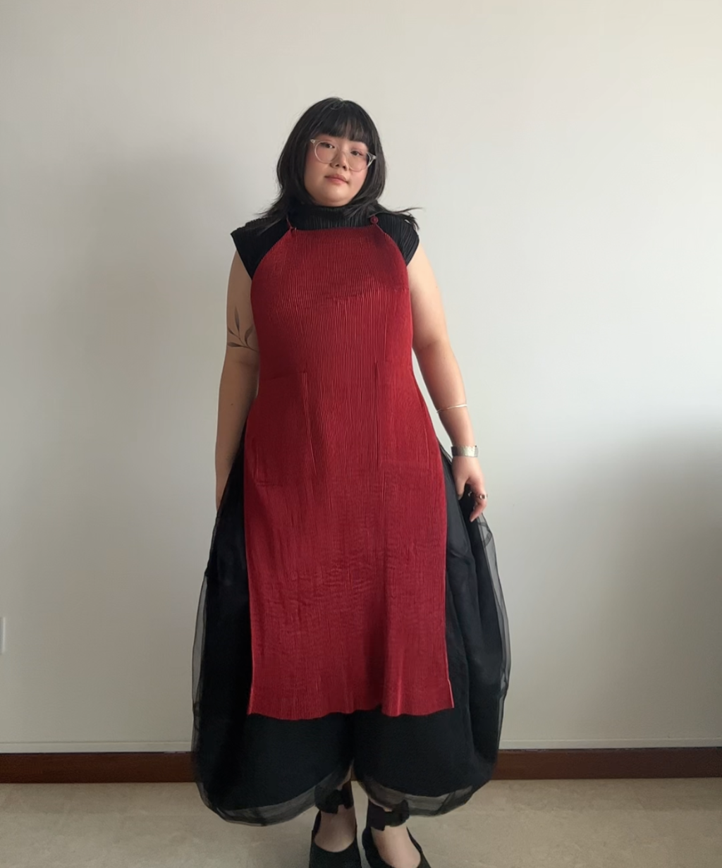 Issey Miyake IM Product Halter-tie Apron Dress