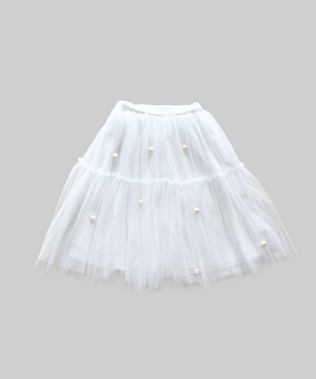 Imakokoni Pom Pom Tulle Skirt