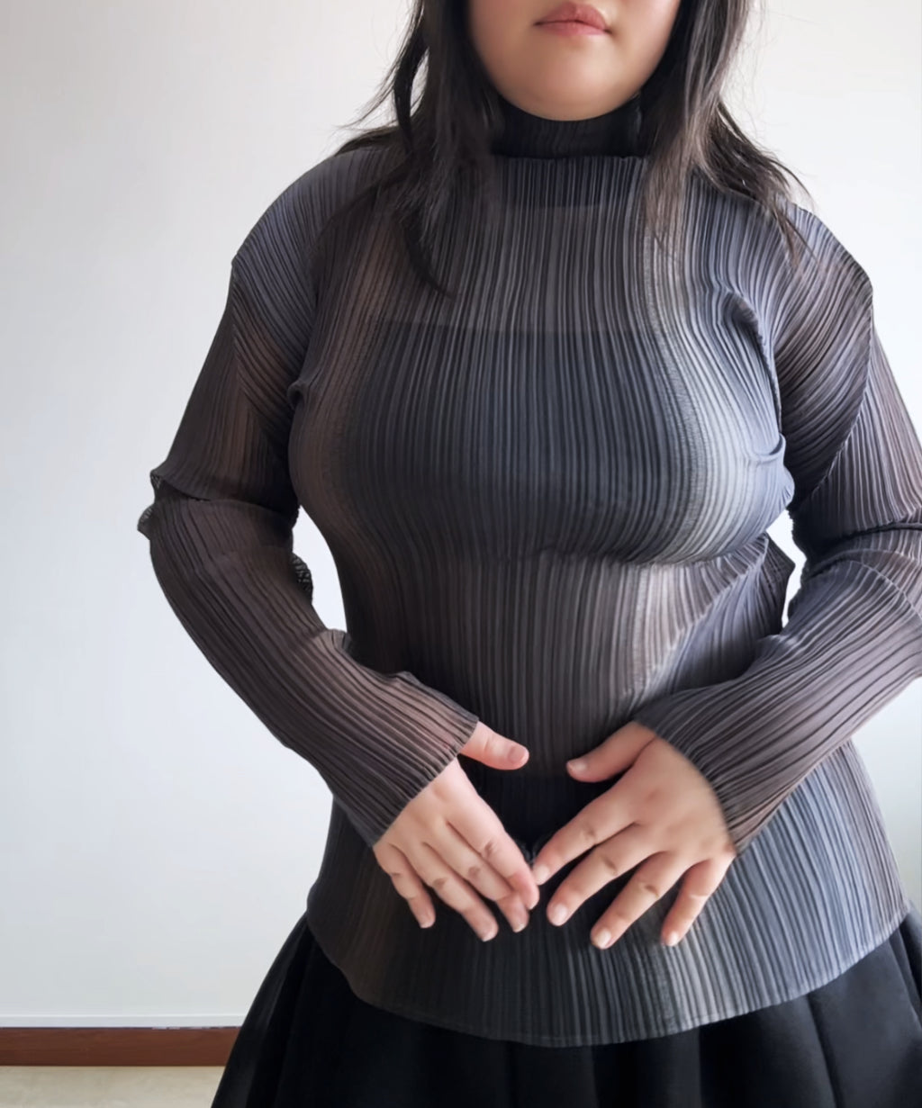Issey Miyake 1996 archive gradient sheer top