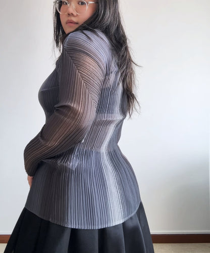 Issey Miyake 1996 archive gradient sheer top