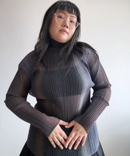 Issey Miyake 1996 archive gradient sheer top