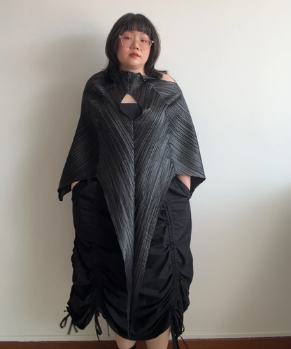 Issey Miyake 2002 Archive Swallowtail Multi-way Pleated Top