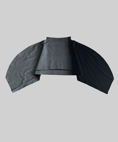 Issey Miyake APOC INSIDE 2-way Reversible Gradient Cropped Pullover