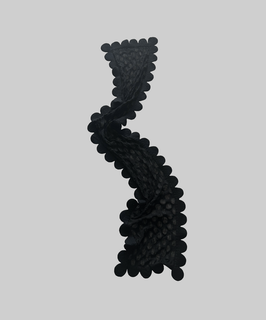 Issey Miyake Fete Midnight Dot Sheer Scarf
