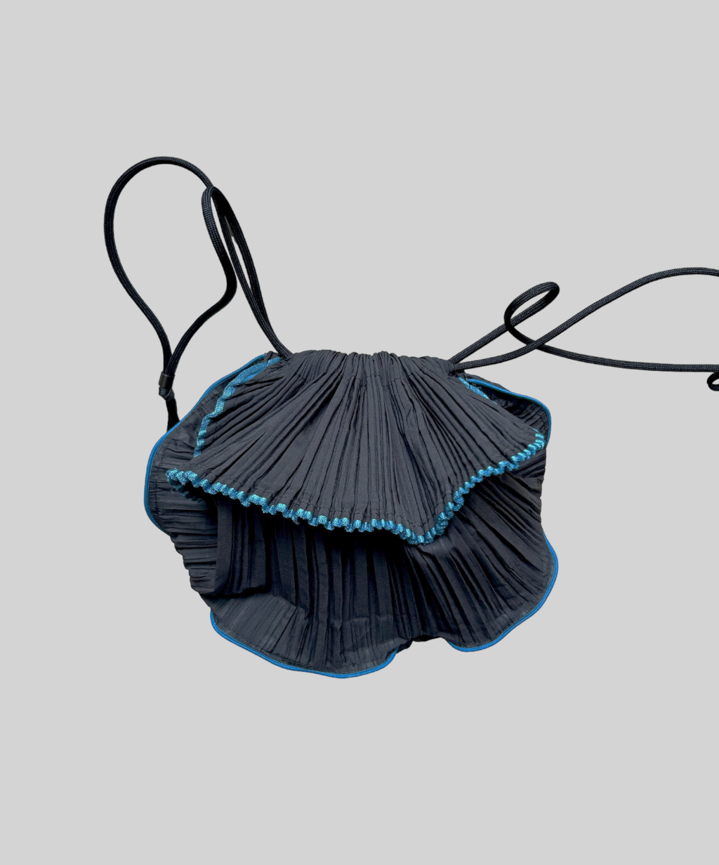 Issey Miyake Fete Wave Pleated Pouch