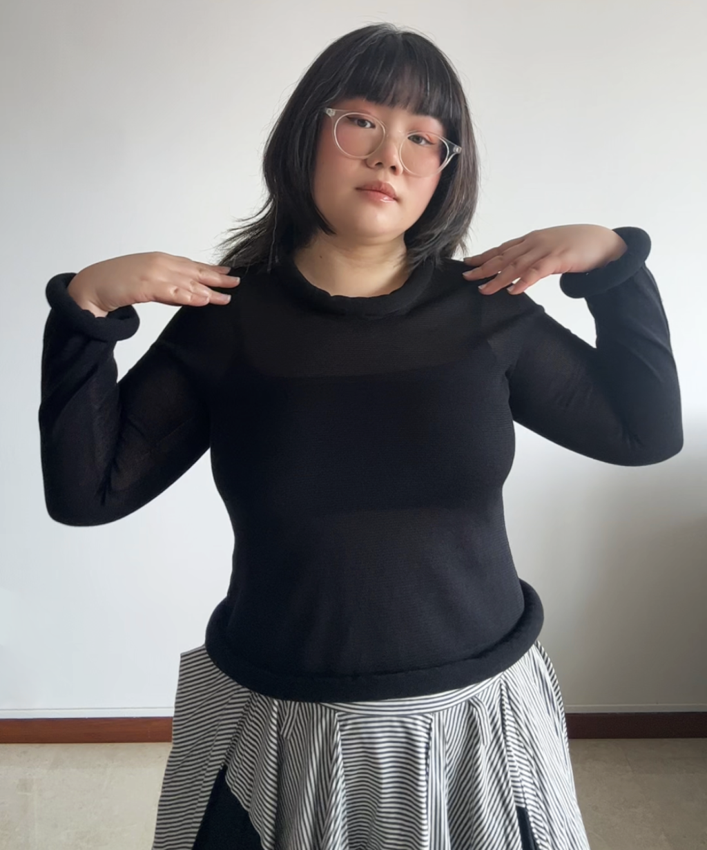 Issey Miyake SS24 Knitted Space Ring Top