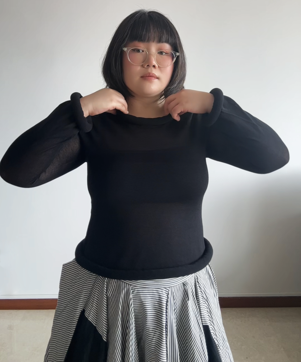 Issey Miyake SS24 Knitted Space Ring Top