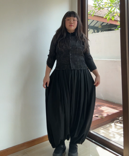 Comme des Garcons SS25 Wool Gabardine Baggy Balloon Pants