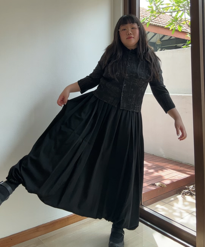 Comme des Garcons SS25 Wool Gabardine Baggy Balloon Pants