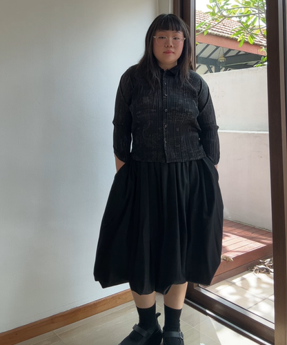 Comme des Garcons SS25 Wool Gabardine Baggy Balloon Pants